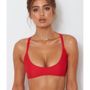 White Fox Isla Bikini Top